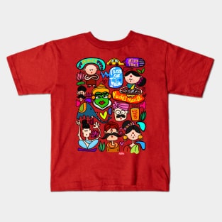 Faces of India Kids T-Shirt